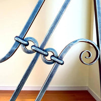 Hand Forged Industrial Metal Bench Legs: Heavy Duty Wrought Iron Furniture Base