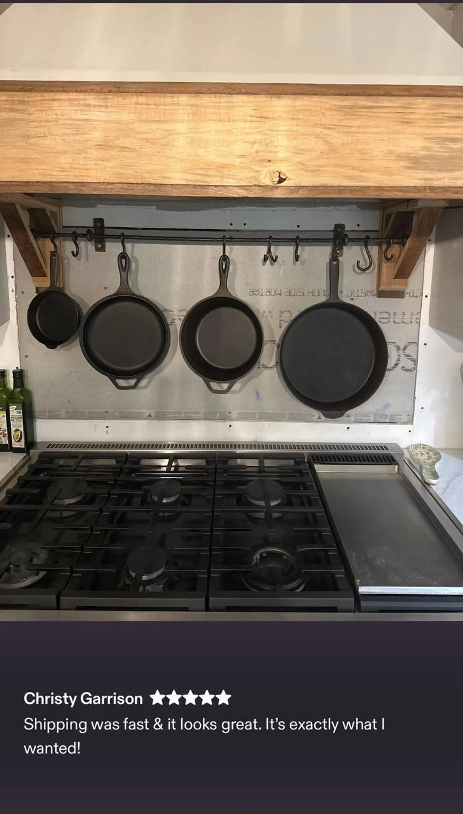 Hand-Forged Kitchen Rack — Rustic Iron Wall Organizer with Hooks