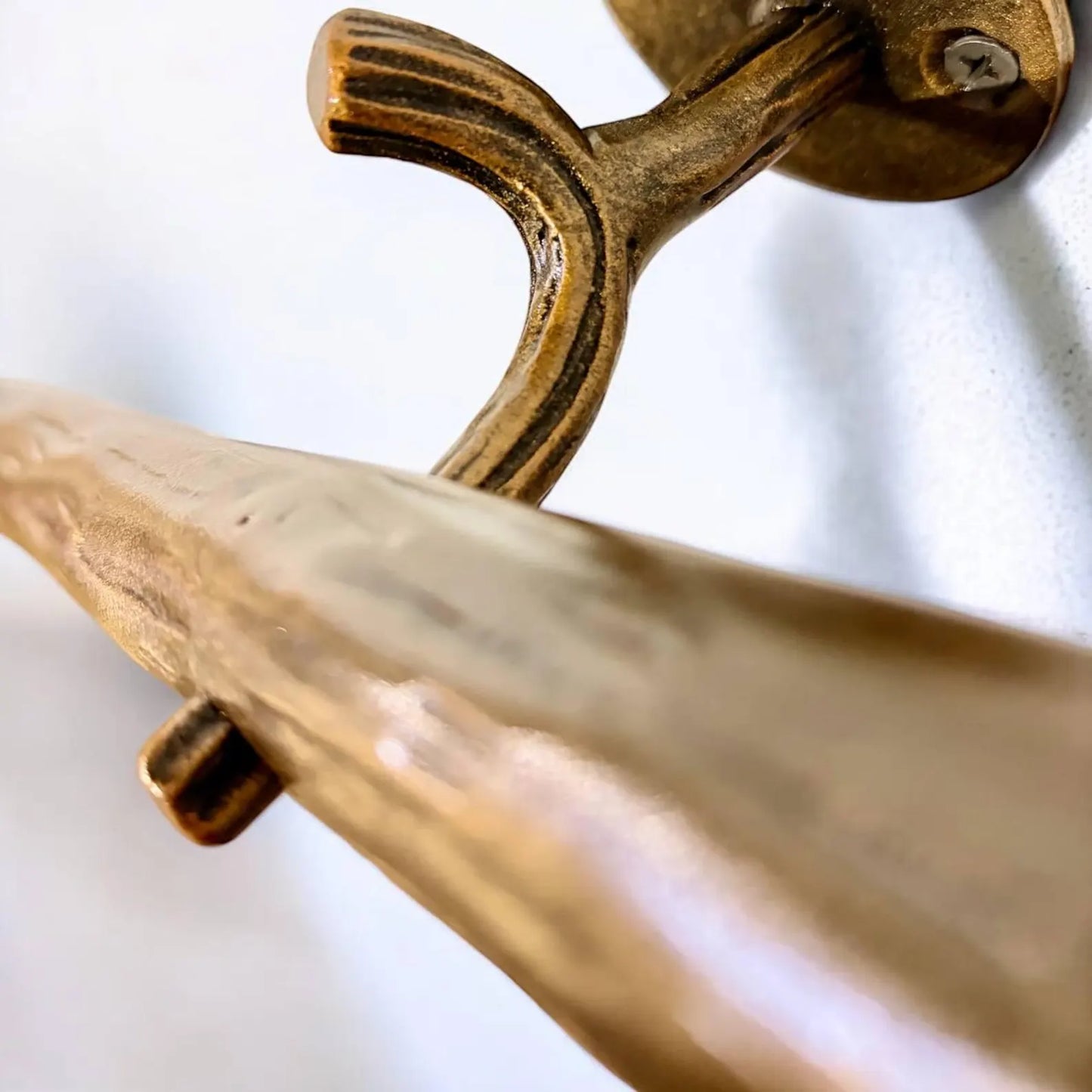 Hand Forged Steel Stair Handrail, Rustic Metal Wall Mount Railings for Indoor and Outdoor Use
