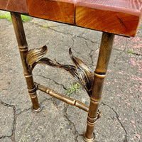 Hand Forged Wrought Iron Bench Legs: Bamboo Style, Rustic Frame