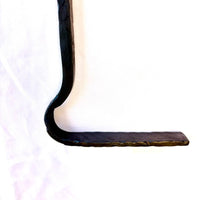 Personalized Fire Poker with Hook – Custom Engraved Forged Fireplace Tool, Blacksmith Gift for Dad, Anniversary or Outdoor Fire Pit
