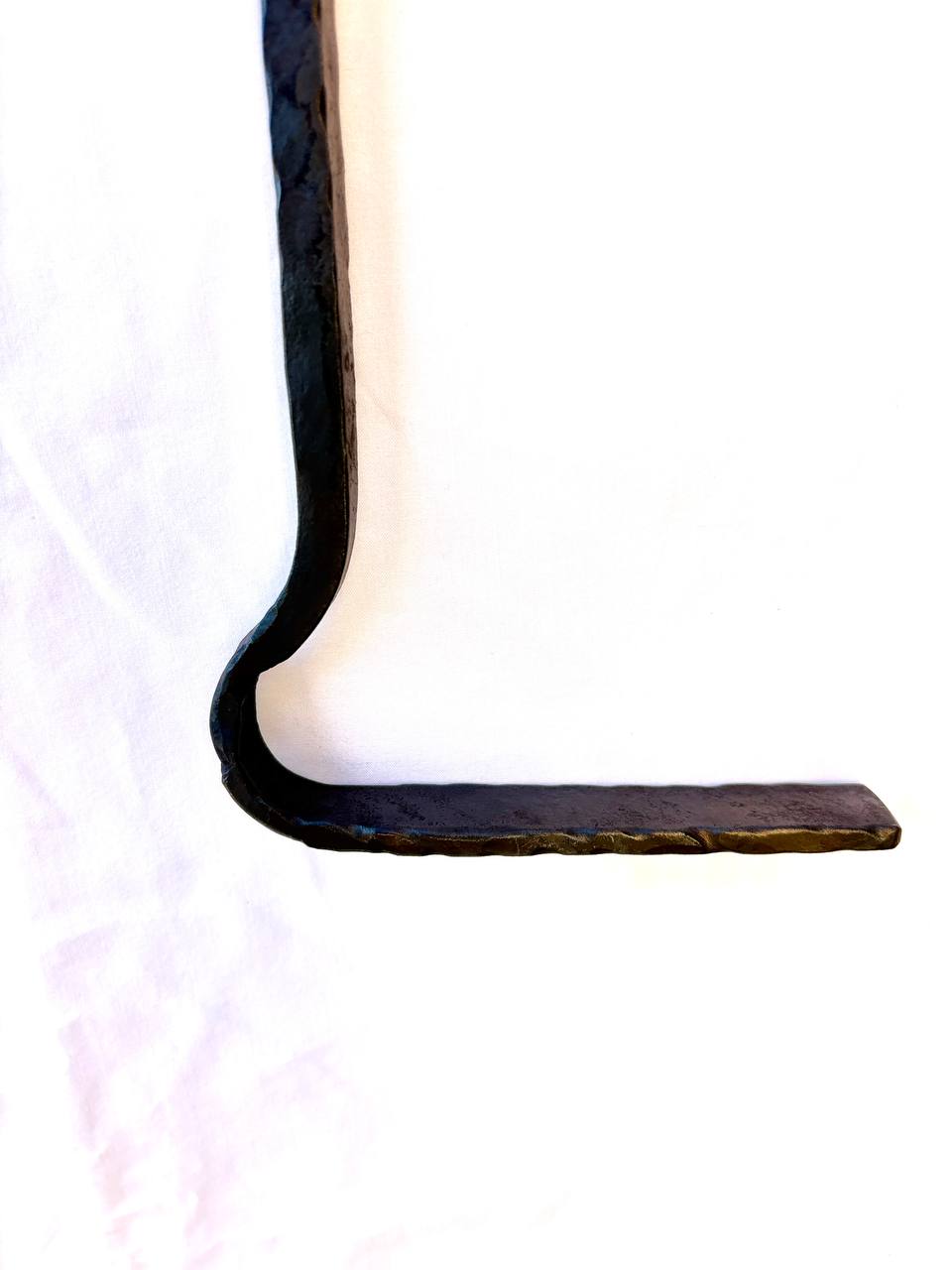 Personalized Fire Poker with Hook – Custom Engraved Forged Fireplace Tool, Blacksmith Gift for Dad, Anniversary or Outdoor Fire Pit