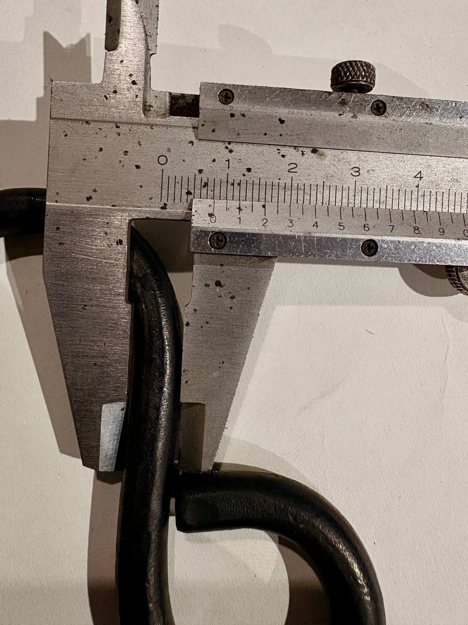 Forged Iron Kitchen Rail with Hooks–Heavy Duty Wall Pot Rack,Handcrafted Steel Tube