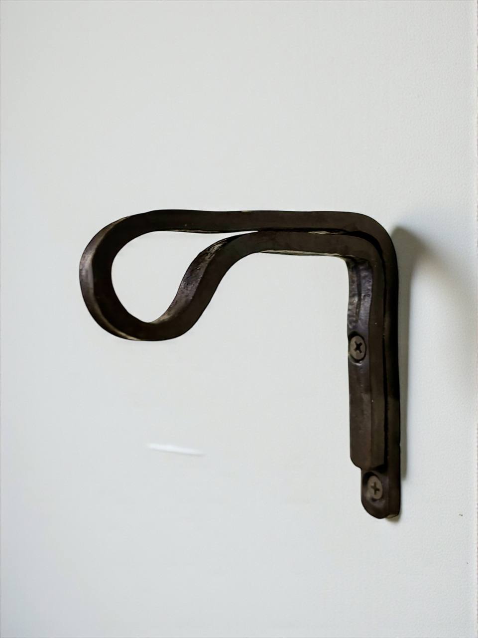 Rustic Kitchen Pot Rail with Hooks,Durable Wall Mounted Pot Rack,Cast Iron Pot Storage System,Iron Holders,Dish Organizer,dish hanger