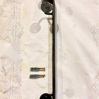 Forged Stair Handrail,Handmade Steel Wall Rail,Heavy-Duty Forged Handrail,Premium Wall-Mounted Railing,Classic Design,Custom Lengths
