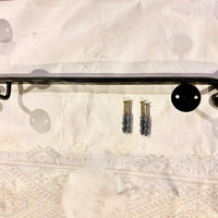 Forged Stair Handrail,Handmade Steel Wall Rail,Heavy-Duty Forged Handrail,Premium Wall-Mounted Railing,Classic Design,Custom Lengths