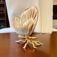 Metal Butterfly Sculpture,Hand Forged Napkin Holder,Premium Table Decor,Artistic Iron Gift for Her,Handmade Tabletop Art
