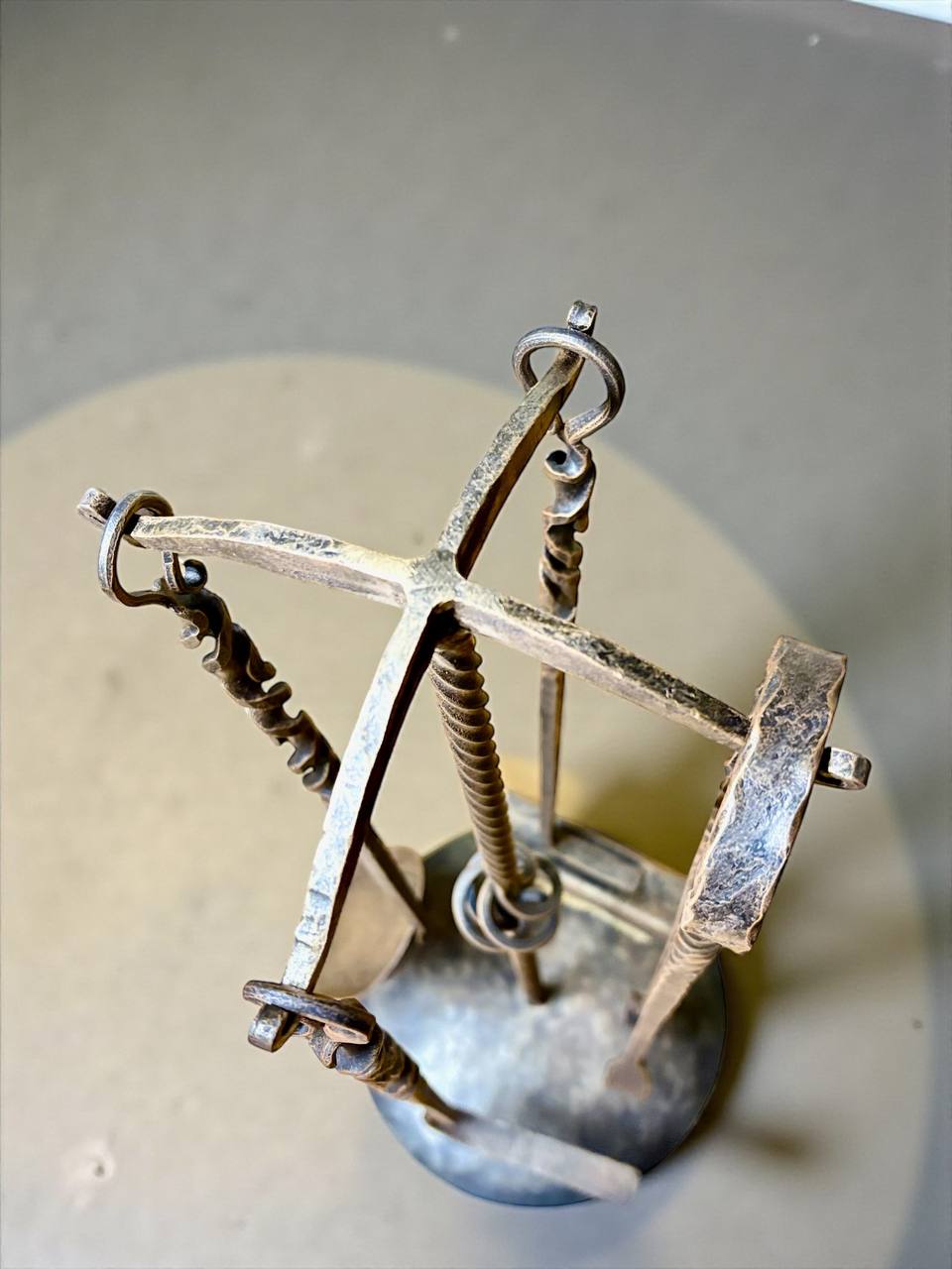 Personalized Forged Fireplace Tool Set,Engraved Iron Fire Stand,Custom Family Name Gift,Hand Forged Fireplace Tools,Bronze or Black Finish