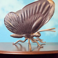 Metal Butterfly Sculpture,Hand Forged Napkin Holder,Premium Table Decor,Artistic Iron Gift for Her,Handmade Tabletop Art