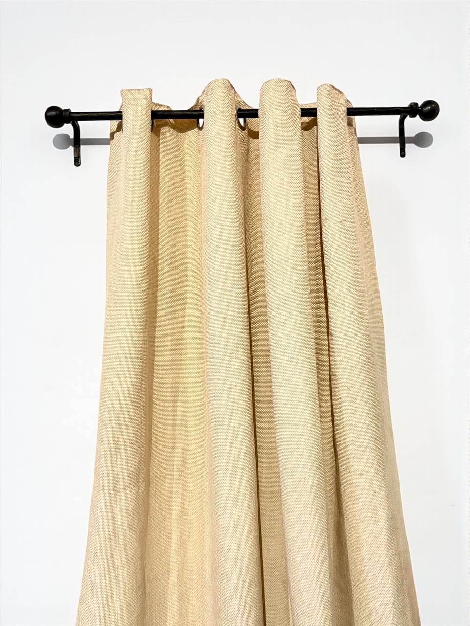 Hand forged curtain rod, home decor and rustic window treatments, farmhouse shower curtain rod, single or double curtain rod,custom length.