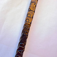 Personalized Fire Poker with Hook – Custom Engraved Forged Fireplace Tool, Blacksmith Gift for Dad, Anniversary or Outdoor Fire Pit