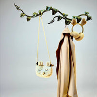 Modular Wrought Iron Wall Sculpture with Hooks,Hand Forged Iron Wall Hook Rack Branch, Metal Wall Decor with Leaves,Custom Length up to 20m