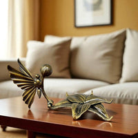 Metal Napkin Holder for Table,Decorative Flower Napkin Holder with Butterfly,Unique Handmade Tabletop Paper Napkin Holder