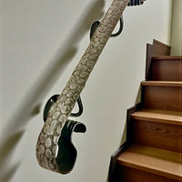 Modern loft forged handrail – minimalist steel railing for interior stairs, hammer-textured metal wall handrail made from solid 2-inch (50 mm) strap,industrial blacksmith art railing,custom size available